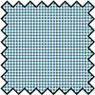 Dollhouse Miniature Silk Fabric: Checkers - Blue